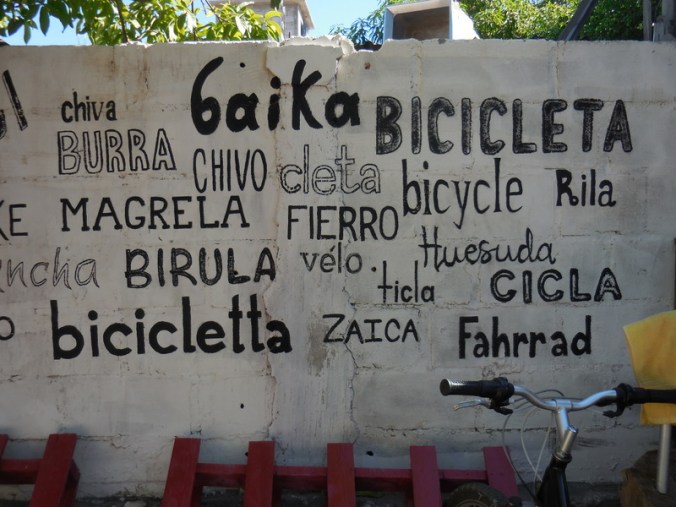 Bike in many languages