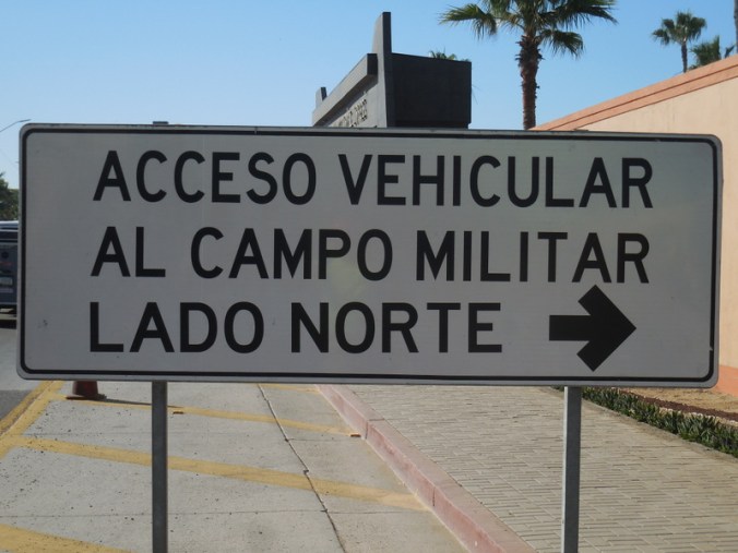 Car access to north side military field