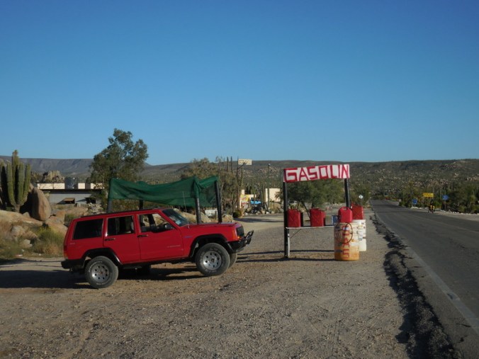 Gas station in Catavina