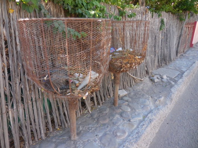 Loreto trash bins