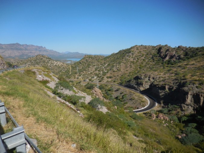 Our climb, looking back