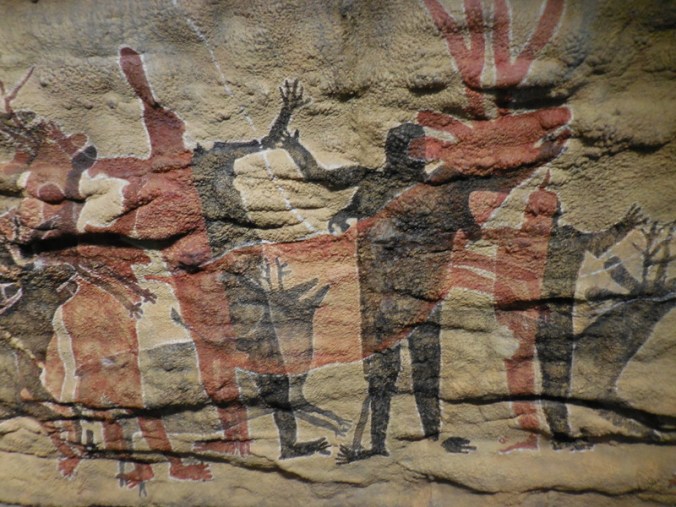 Replica cave paintings