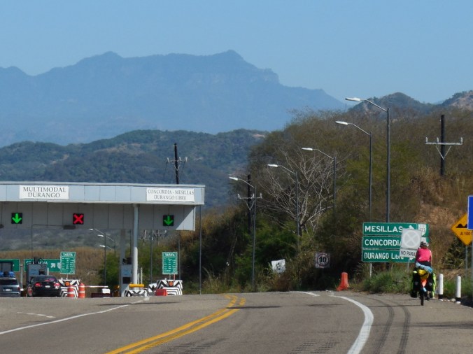 At toll booth - re just rode around