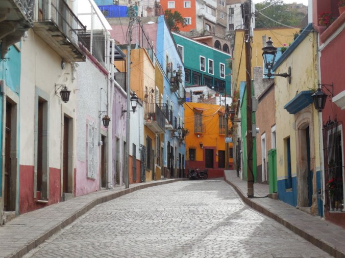 Guanajuato street of the day