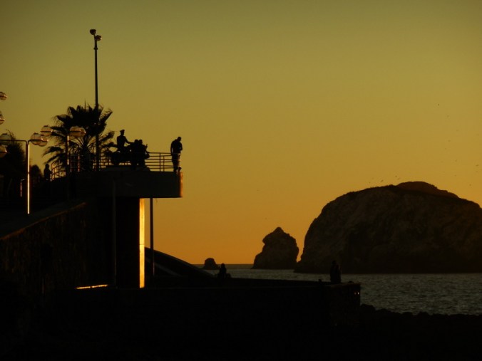 Mazatlan beach scene