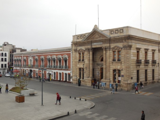 Pachuca town square from our room 2