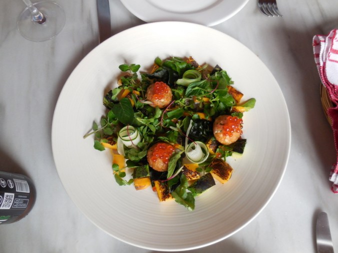 Dinner - Mango and avocato salad