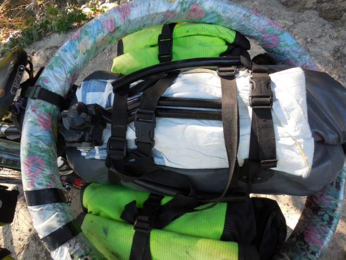 My bike, holding up my kickstand