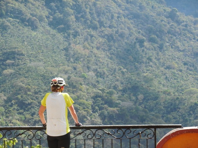 Nancy contemplating Guatemala