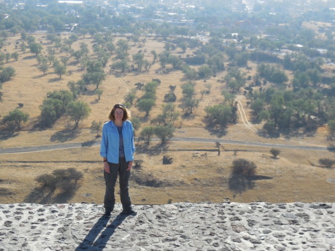 Nancy on Pyramid of the Sun 3 (2)