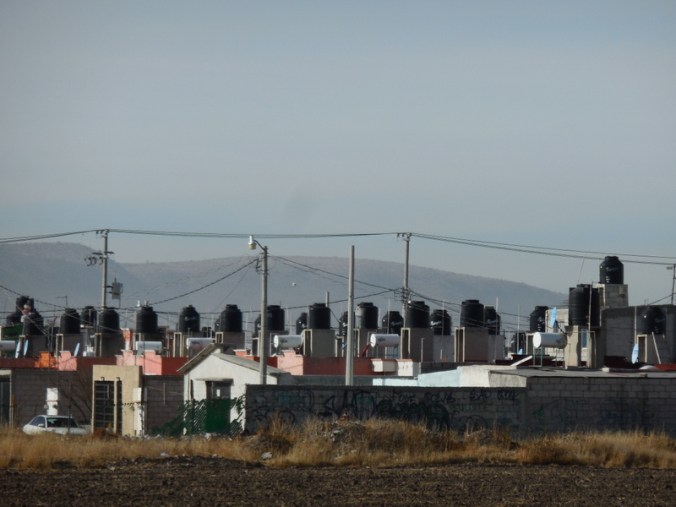 Water tanks at subdivision