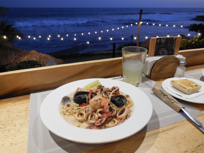 Dave's seafood dinner