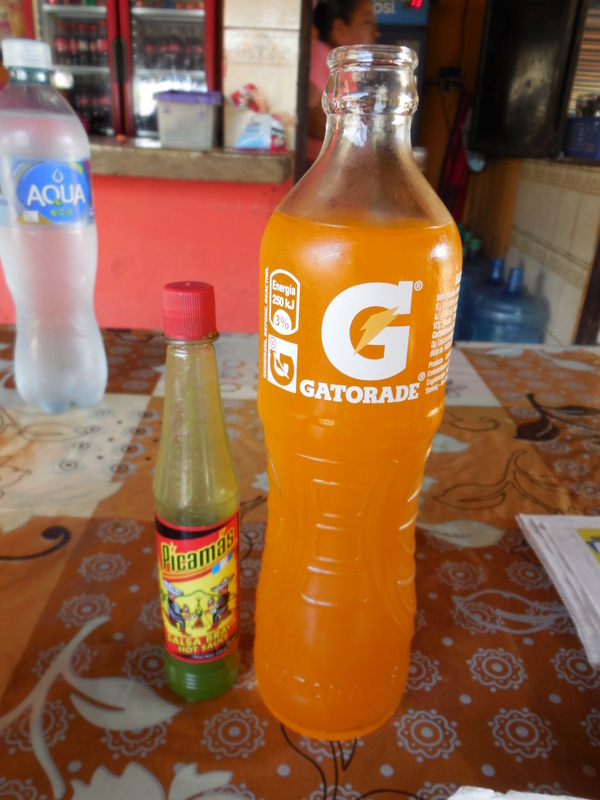 Gatoaide in glass bottle