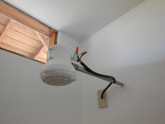 Hot shower head - wirde better than the last one