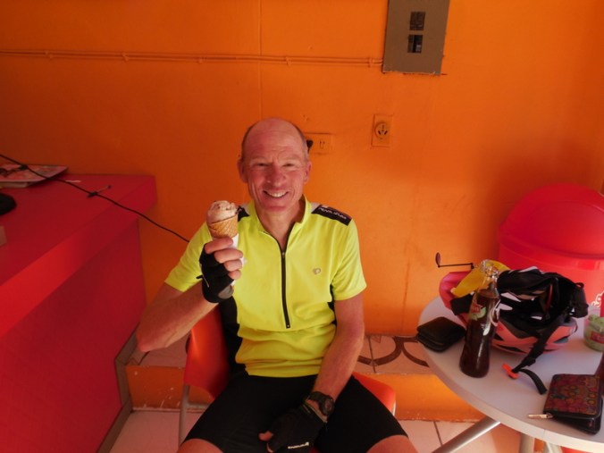 Orange ice cream at 10AM