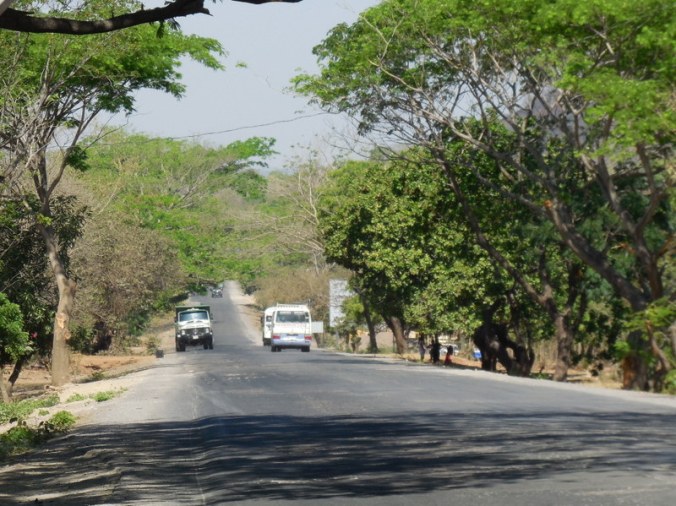 Our road - doesn't look bad here