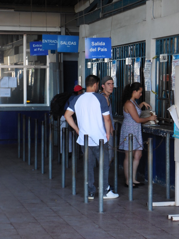 The queue for leaving CR