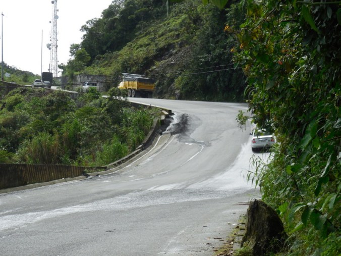 Andes road - steep