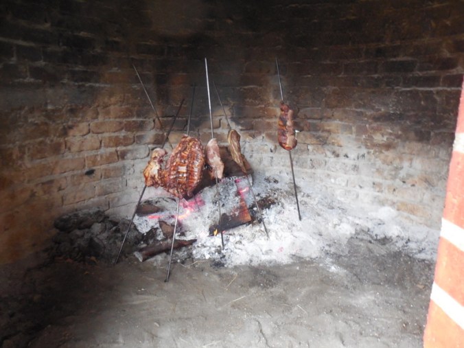 Hotel Botija meat cooking