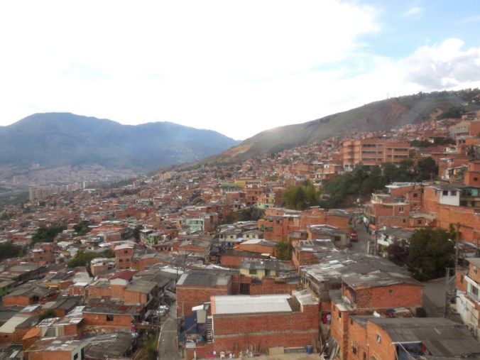 Medellin view from tram