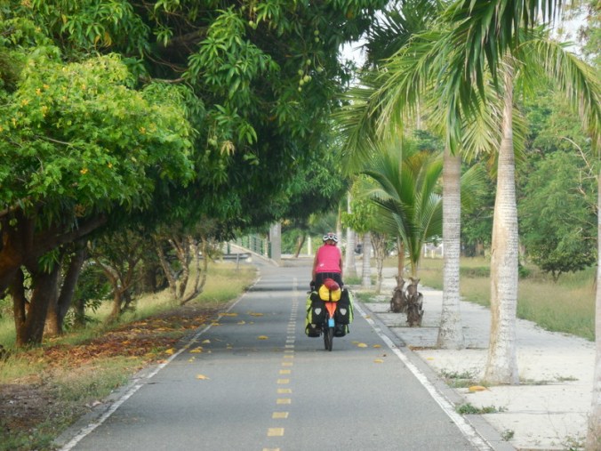 Nancy on the bikepath 1