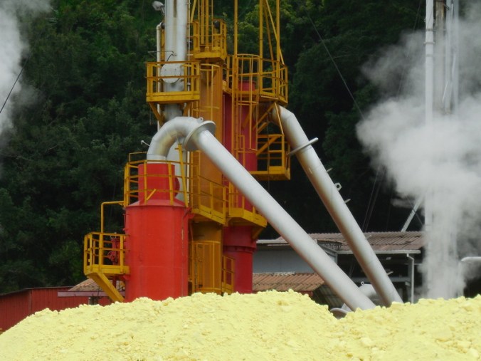 Passed a sulfur plant