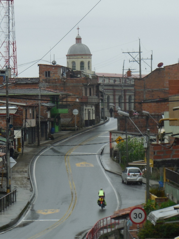 Ridge village in the Andes 1
