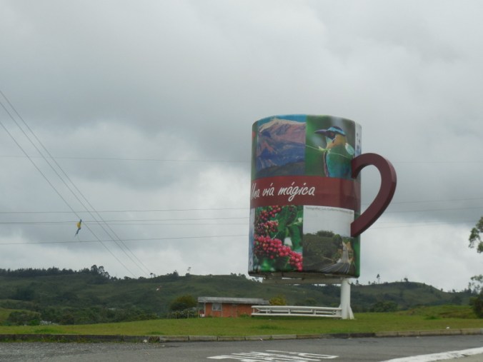 The big coffee cup
