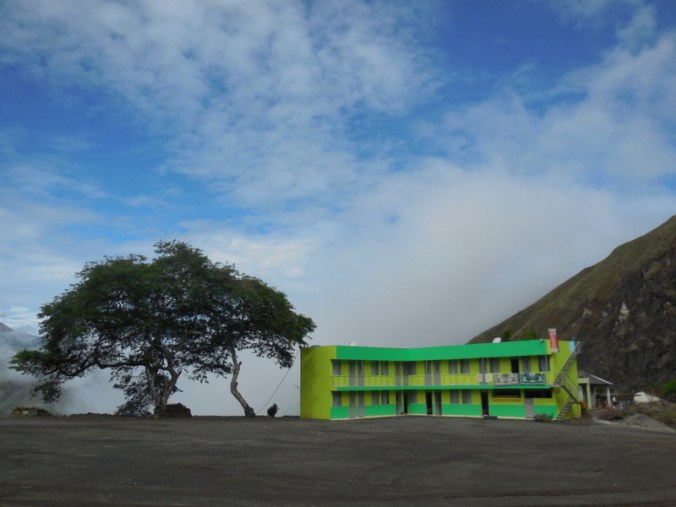 Andes hotel at top of first 24k climb