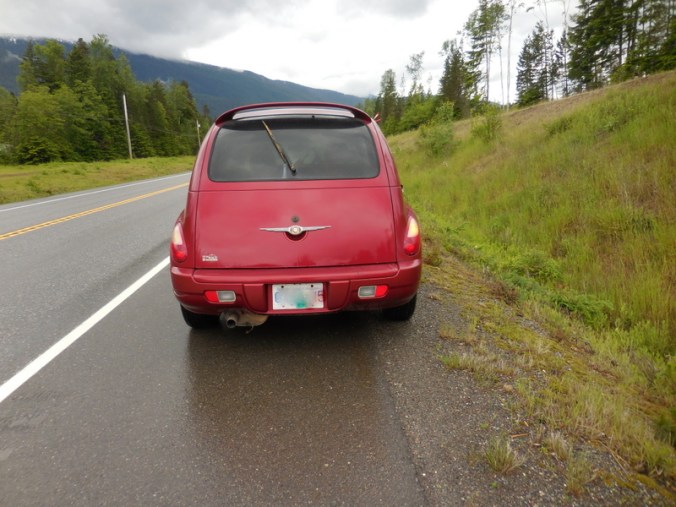 Car that stopped to confront us 1