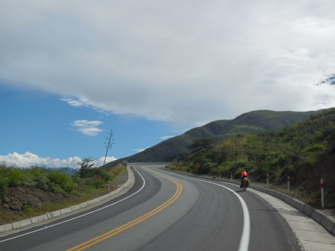 On steeper part of the day