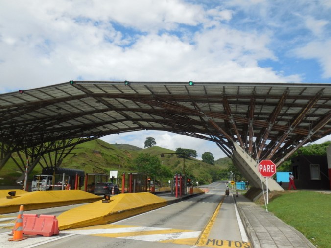 Toll both made of bamboo 1