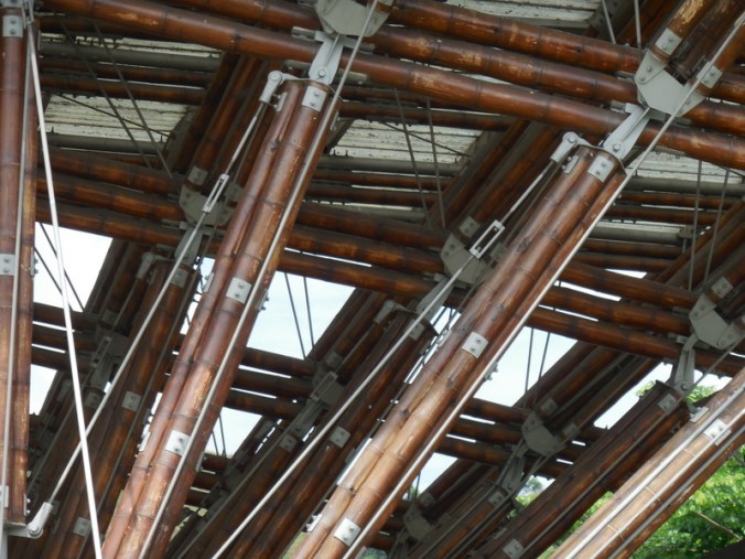 Toll both made of bamboo 2