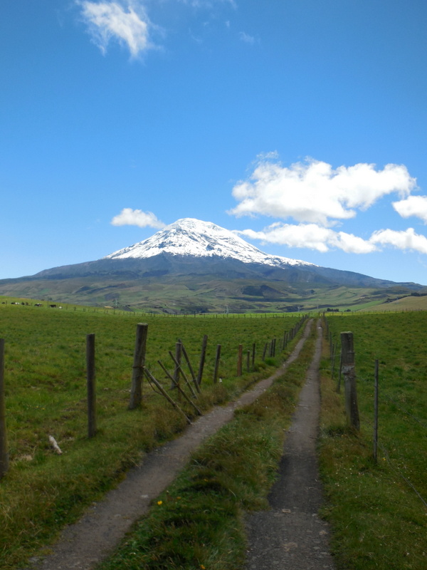 Chimborazo with road 1