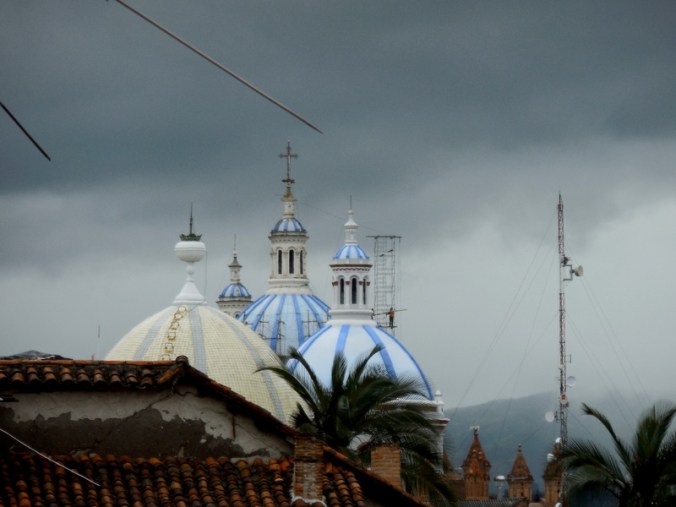 Cuenca church skyline