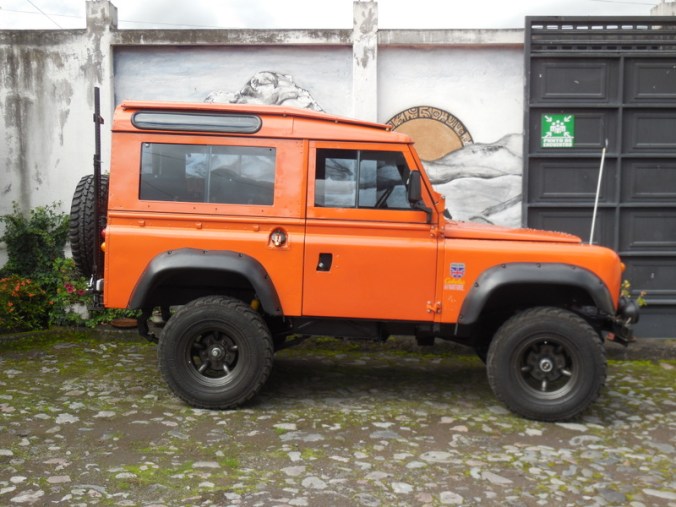 Land Rover at our hotel