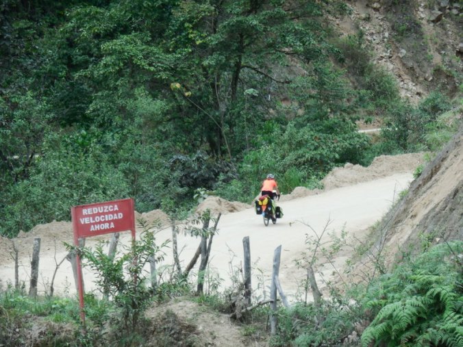 Nancy checking her speed