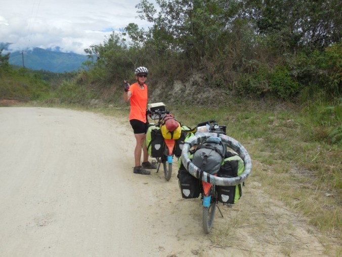Top of the last hill in Ecuador