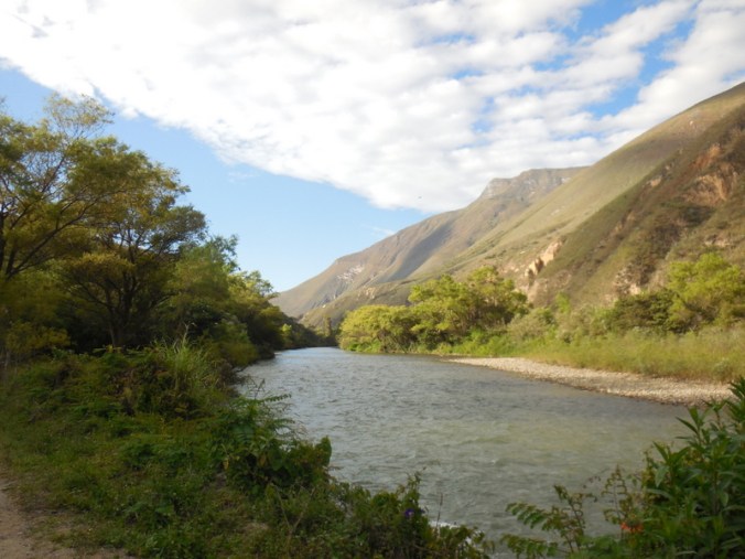 Utcubamaba River in the morning 2
