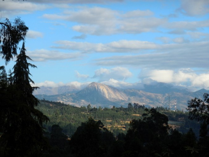 Andes view in morning