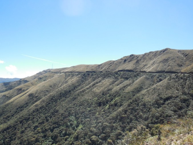 Andes view looking back at summit