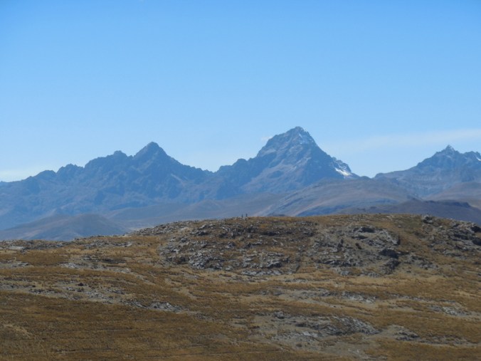 Distant Andes peaks 1