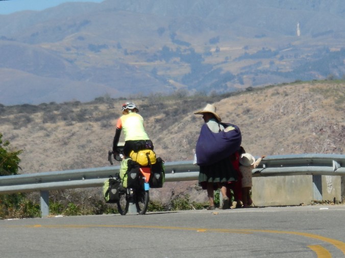 Nancy scaring a local family 2