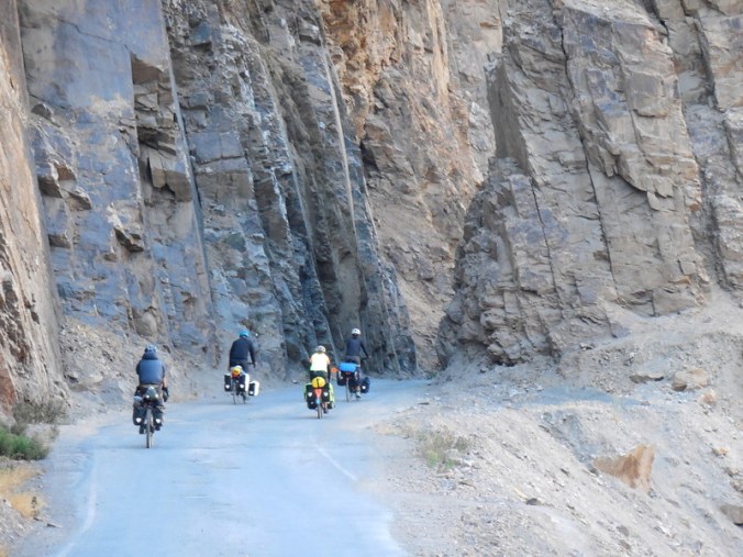 Tablachaca River canyon riders 1