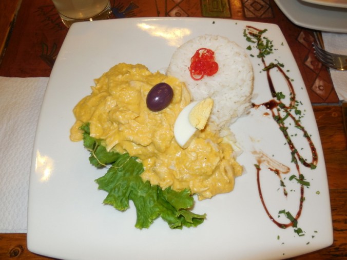 Dinner last night - Aji de gallina