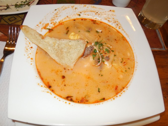 Dinner last night - Creole soup