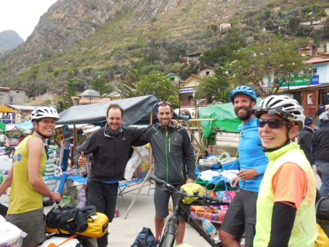 Meeting two Spanish cyclists