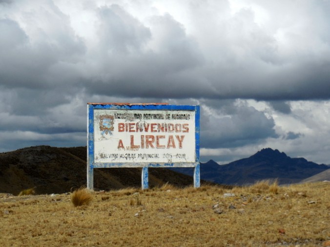 New state sign with a view