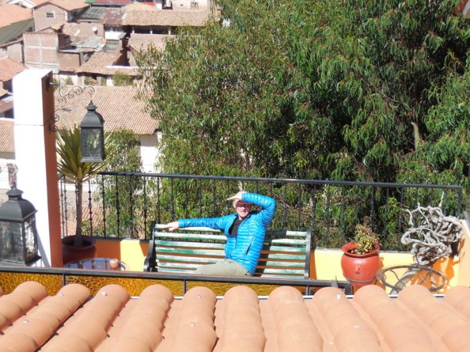 Our sun deck - from room