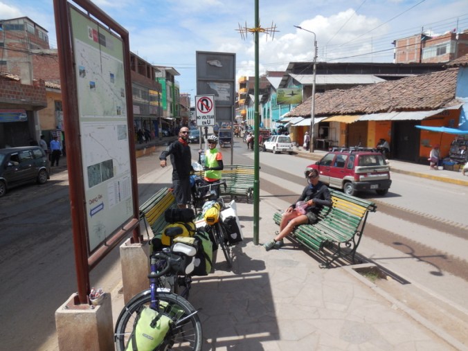 Tea on a traffic island